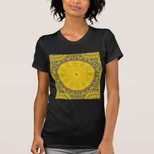 Mooie mooie Afrikaanse Gouden Gele Tribal kunst T-shirt