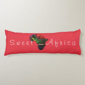 Mooie, mooie Afrikaanse kleuren Lichaamskussen (Voorkant)