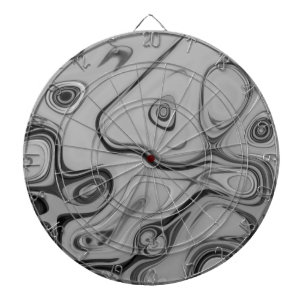 Mooie mooie Ash Grey textuur Kleur Art Print Dartbord