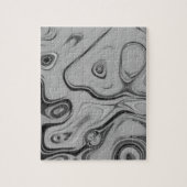 Mooie mooie Ash Grey textuur Kleur Art Print Legpuzzel (Verticaal)