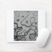 Mooie mooie Ash Grey textuur Kleur Art Print Muismat (Met muis)