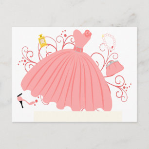 Mooie, mooie dress briefkaart