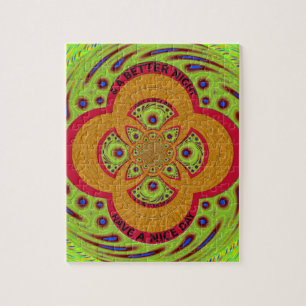Mooie, mooie Mandala hebben een mooie dag Legpuzzel