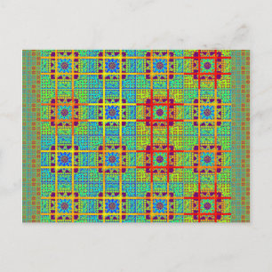 Mooie Mooie Mayan etnische Print vector ontwerp Briefkaart