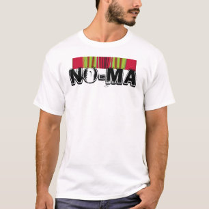 Mooie mooie rode en gele Afrikaanse stammenkunst T-shirt