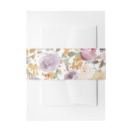 Mooie mooie waterverf bloem Pastel artwork Uitnodigingen Wikkel