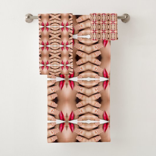 Mooie mooie XOXO tekst l print vector design Bad Handdoek (Insitu)