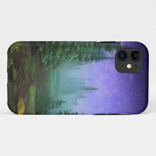 Mooie Moonlight Wilderness Scene Case-Mate iPhone Case (Achterkant (horizontaal))