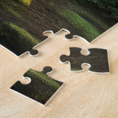Mooie Moonlight Wilderness Scene Legpuzzel (Zijkant)