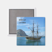 Mooie Morro Bay Magnet! Magneet (Voorkant / Achterkant)