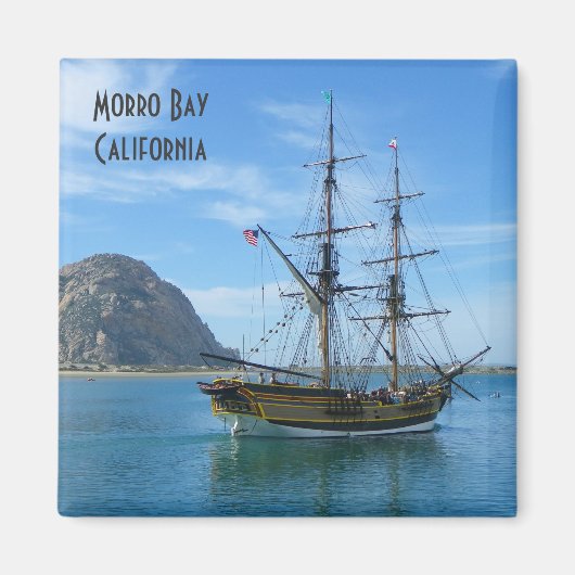 Mooie Morro Bay Magnet! Magneet (Voorkant)