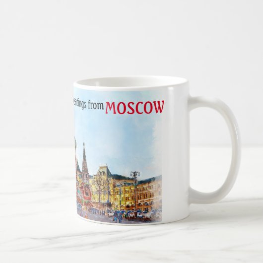 Mooie Moskou Koffiemok (Rechts)