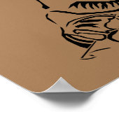 Mooie Mountain Lion Matte Poster (Hoek)