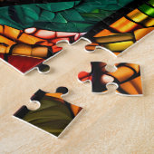 Mooie Mozaïek Oogpuzzel Legpuzzel (Zijkant)