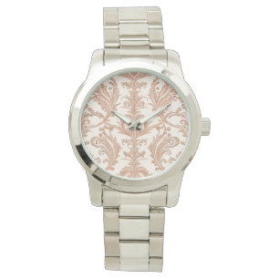 Mooie Mozaïek Roze Goud, Dames eWatch Horloge