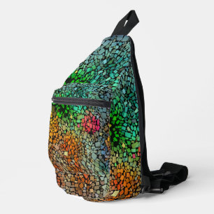 Mooie mozaïek sling bag