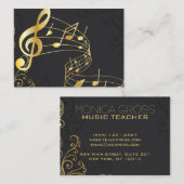 Mooie Musical Note Luxe design Visitekaartje (Voorkant / Achterkant)