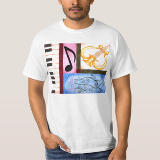 Mooie muziek t-shirt