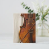 Mooie muziek—Violin Briefkaart (Staand voorkant)