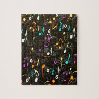 Mooie muzieknoten legpuzzel