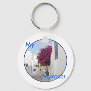 Mooie Mykonos Sleutelhanger