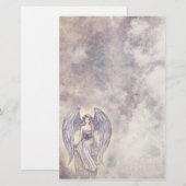 Mooie Mystic Angel Briefpapier (Voorkant / Achterkant)