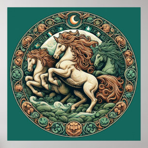 "Mooie Mystieke Paarden" 43 Poster