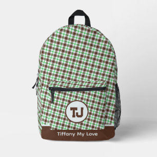 Mooie naam Monogrammed Gepersonaliseerde Sport Ter Bedrukte Rugzak