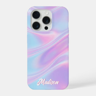 Mooie namaak iriserende op maat gemaakte naam iPho iPhone 15 Pro Hoesje
