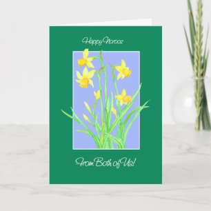 Mooie narcissen 'Van ons beiden' Norooz Feestdagen Kaart