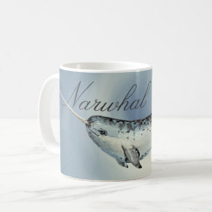Mooie Narwalvis, Monodon Monoceros Koffiemok