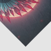 Mooie Native American Woman Decoupage Tissuepapier (Detail)