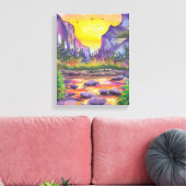Mooie Natuur Custom Foto Canvas Afdruk (Insitu (Woonkamer))