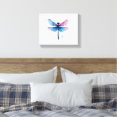 Mooie Natuur kleurrijk grafisch patroon Canvas Afdruk (Insitu (Slaapkamer))