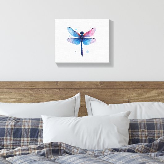 Mooie Natuur kleurrijk grafisch patroon Canvas Afdruk (Insitu (Slaapkamer))
