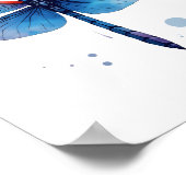 Mooie Natuur kleurrijk grafisch patroon Poster (Hoek)