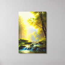 Mooie natuur landschap canvasprint