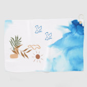 Mooie Natuur vogels Custom Beste golfhanddoeken Golfhanddoek (Horizontaal)