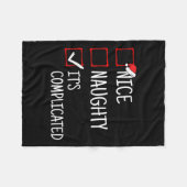 Mooie Naughty Het is een gecompliceerde grappige k Fleece Deken (Voorkant (Horizontaal))