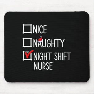 Mooie Naughty Night Shift Nurse Shirt Muismat