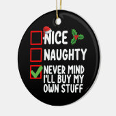 Mooie Naughty zal me nooit herinneren dat ik mijn Keramisch Ornament (Links)