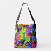 Mooie Neon Crossbody Bag Crossbody Tas (Achterkant)