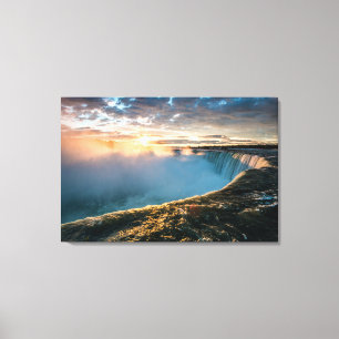 Mooie Niagara-Herfsten op Sunrise Canvas Afdruk
