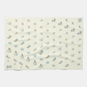 Mooie Nieuwe Baby Kunst Pastelkleuren Geslachtsneu Theedoek