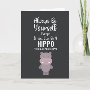 Mooie Nijlpaard Kaarten Humor Nijlpaard Grappig Di