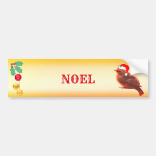 Mooie Noel Bird Bumpersticker