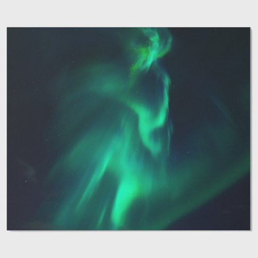 Mooie noordelijke lichten cadeaupapier (Vlak)