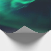 Mooie noordelijke lichten cadeaupapier (Hoek)