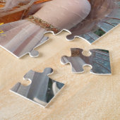 Mooie november Fairy in Chrysanten Legpuzzel (Zijkant)