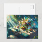 Mooie Nowruz tafel Briefkaart (Voorkant / Achterkant)